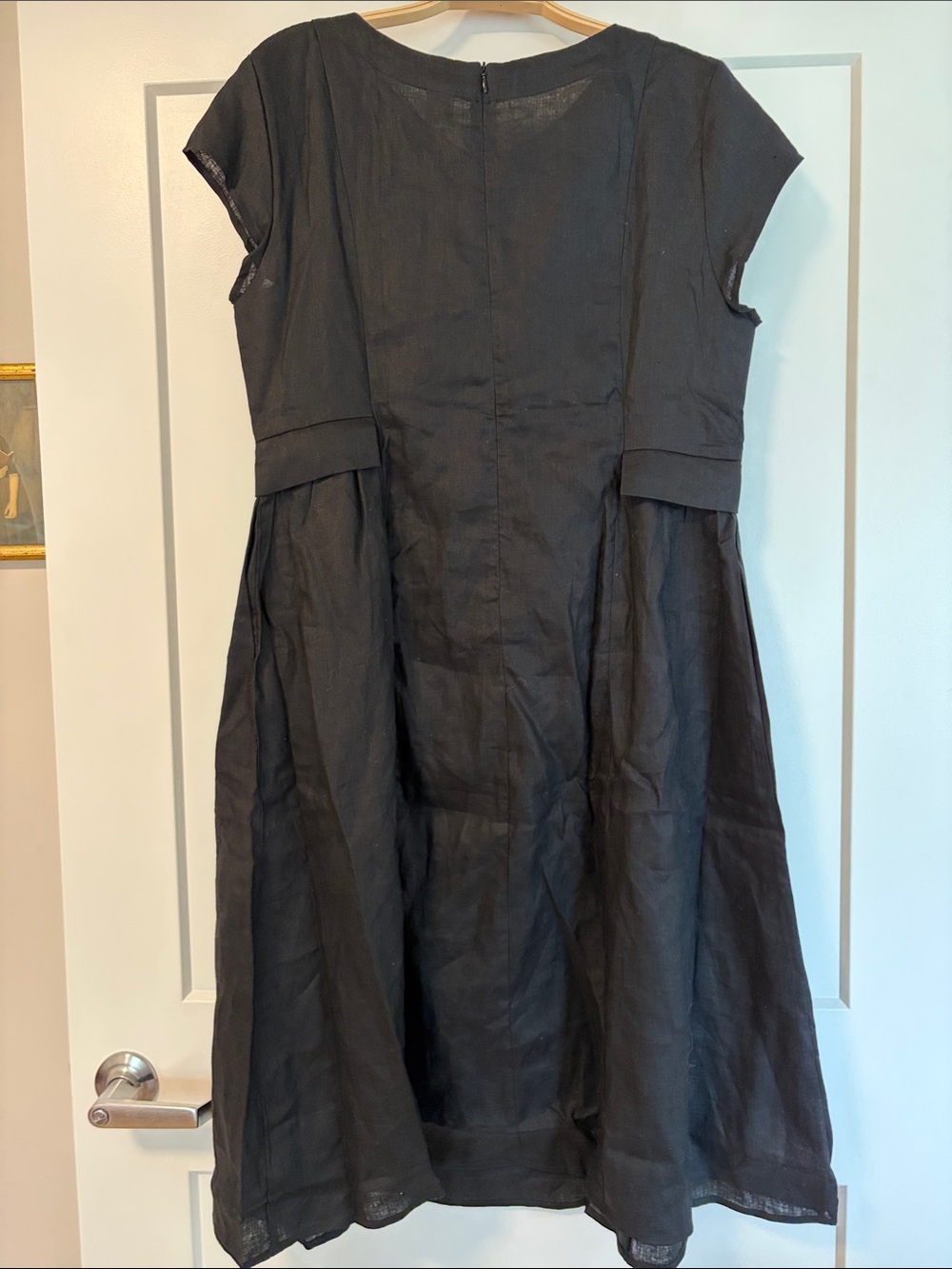 Lintico Elegant 100% Linen Midi Dress - Picture 3 of 6